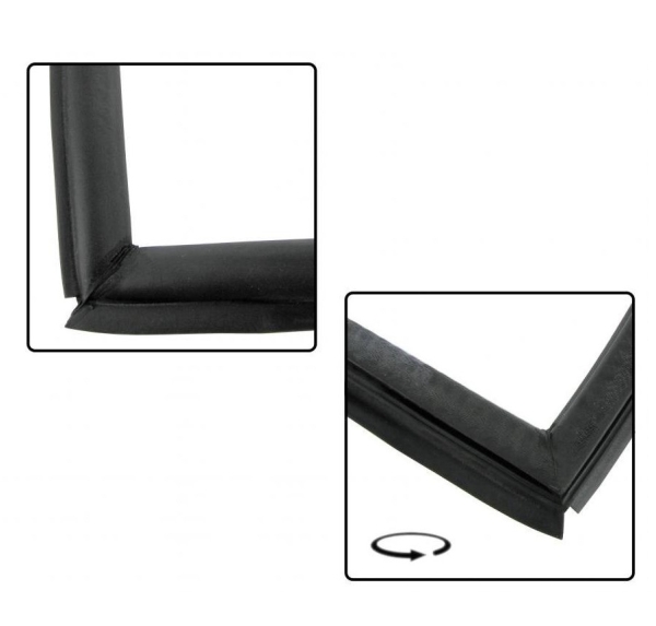 Rear side window seals (Per Pair) Karmann Ghia sedan 8.1971 and later